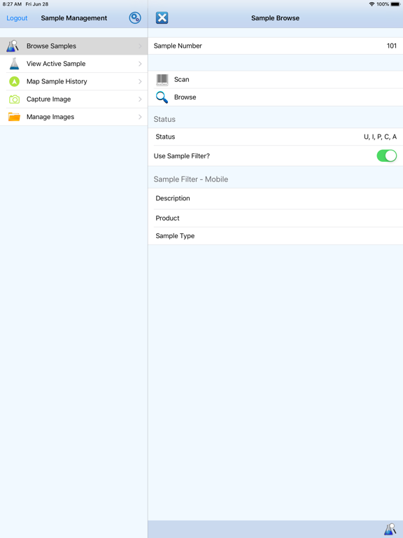 LabWare v6 iPad screenshot 1 - Business app