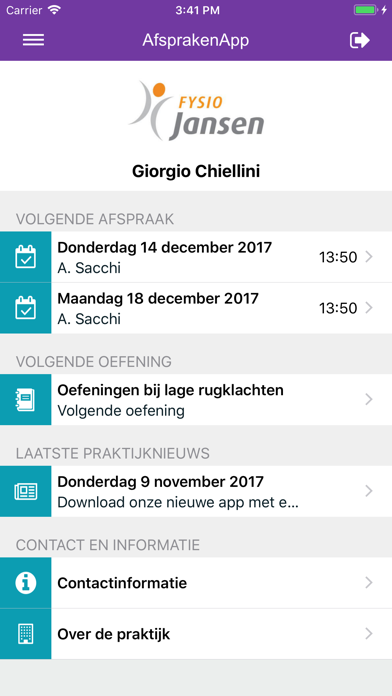 AfsprakenApp Screenshot