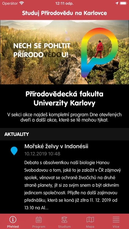 Studuj Přírodovědu na Karlovce