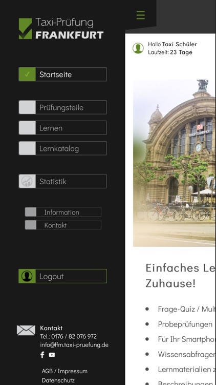 Taxi-Prüfung Frankfurt