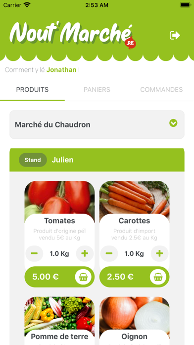 Nout Marché screenshot 3