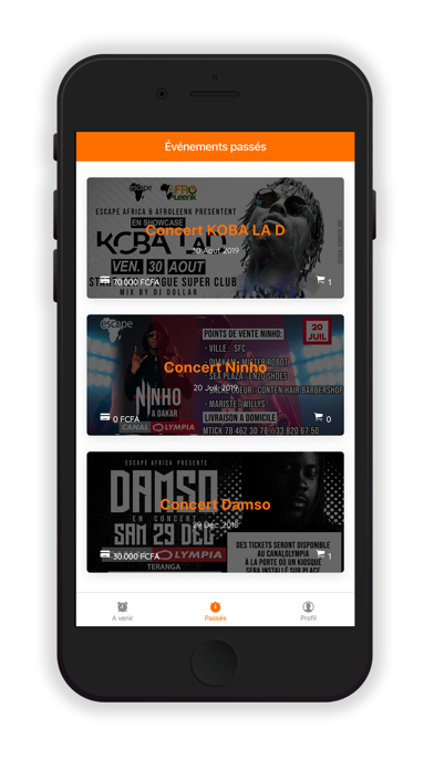 iziticket organisateur app screenshot