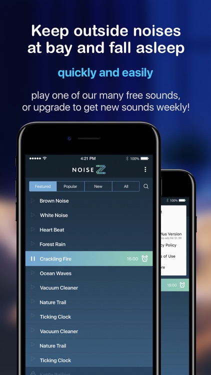 NoiseZ: Soothing Sleep Sounds