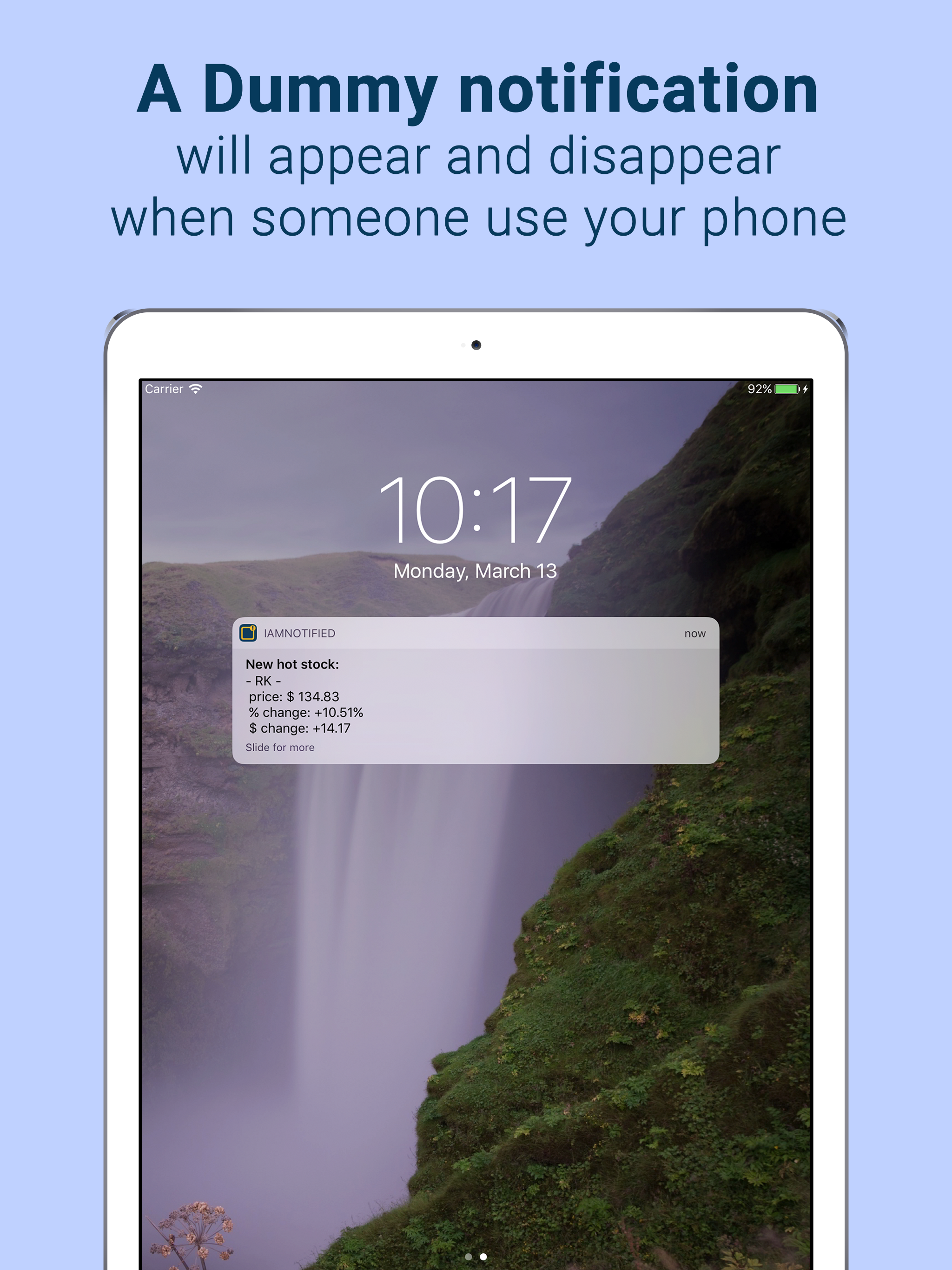 iAmNotified - Anti Spy System