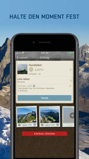 Screenshot von Das Gipfelbuch - Peakhunter auf dem iPhone 2