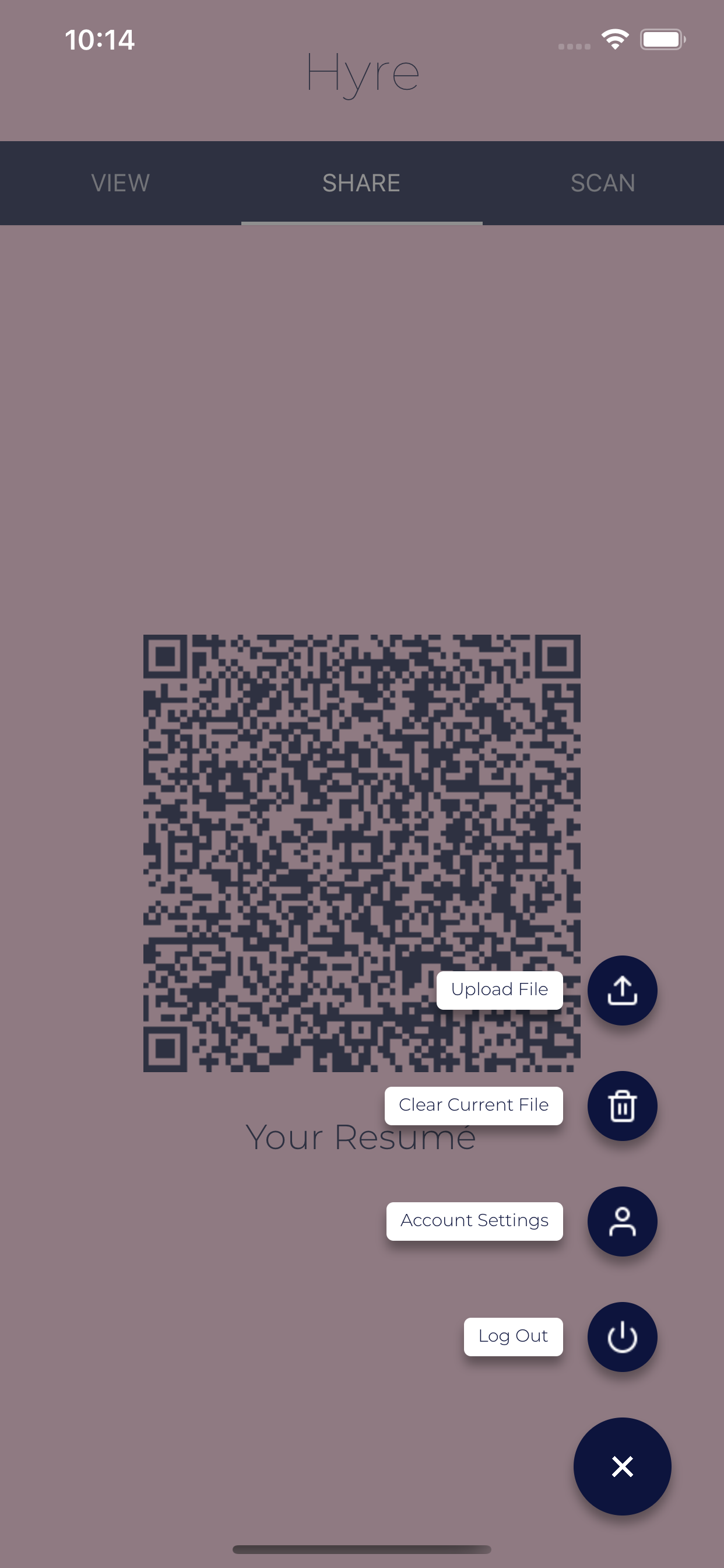 Hyre - Resumé Sharing screenshot 4