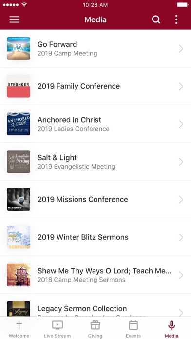 Old Time Baptist Church Screenshot