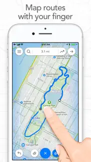 footpath route planner iphone screenshot 1