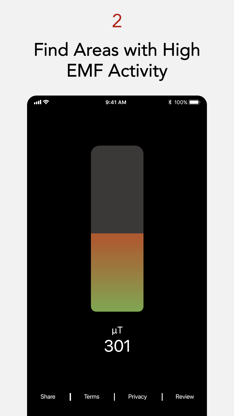 EMF Radiation Detector Reader screenshot 2