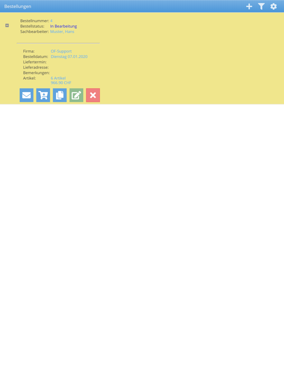 Screenshot #5 pour OF mobile Order
