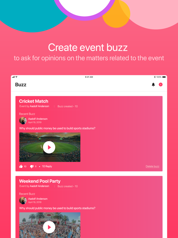The goodtime App iPad screenshot 6 - Social Networking app