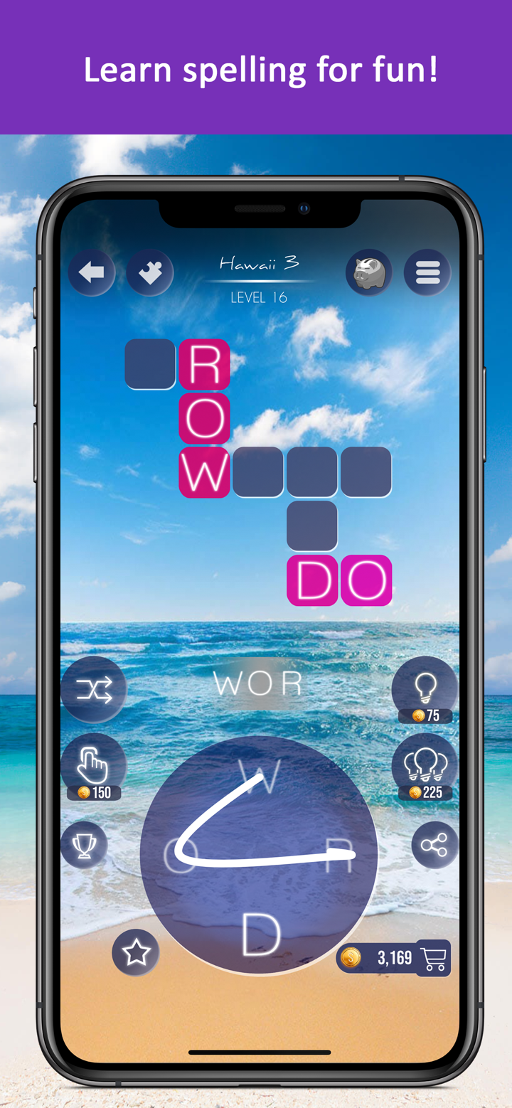 Word Beach: Fun Spelling Games screenshot 3