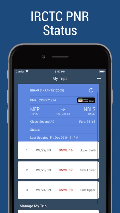 Indian Railway Train Enquiry