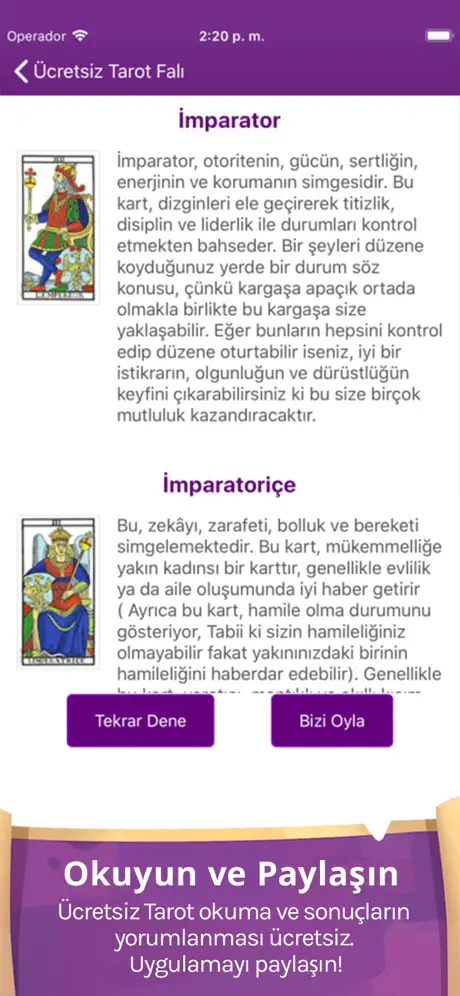 Tarot falı - Tarot kartları