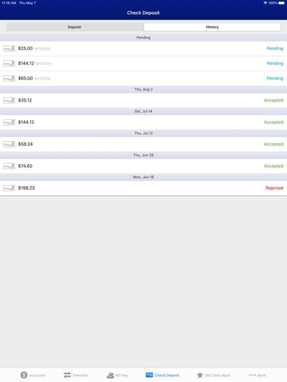Putnam County Bank iPad screenshot 8 - Finance app