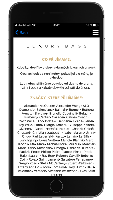 LUXURY BAGS Screenshot