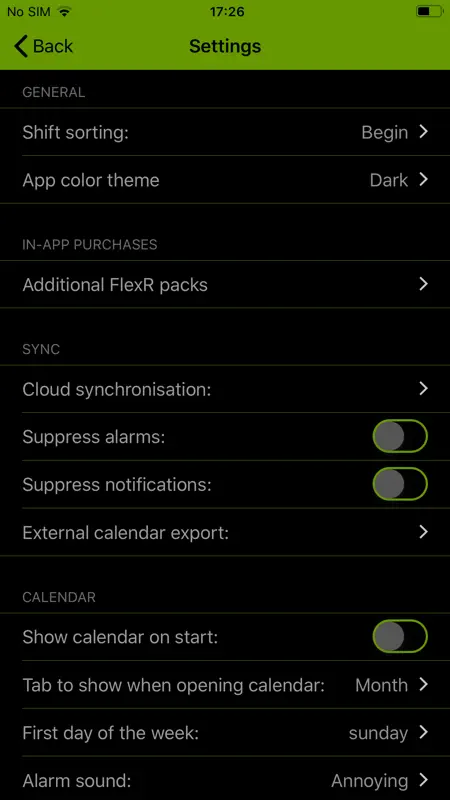 FlexR (Shift planner) screenshot 10 of 10