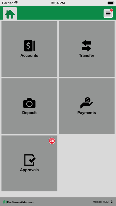 FF&M Bank e-Corp 01 Screenshot