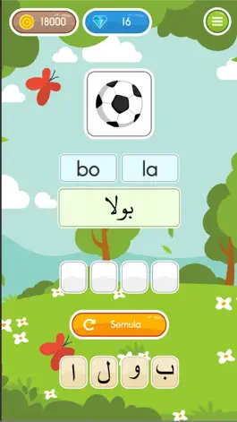 Game screenshot Belajar Mengeja Jawi apk