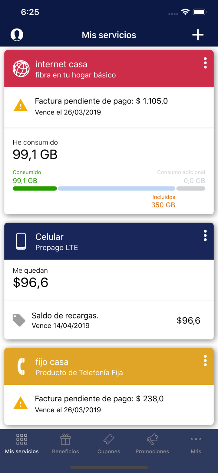 Mi Antel screenshot 1