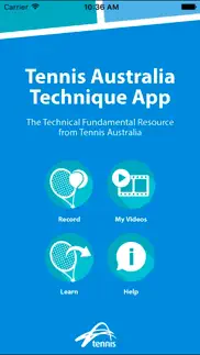 tennis australia technique app iphone resimleri 1