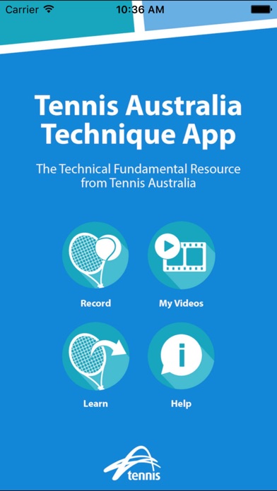 Tennis Australia Technique App Screenshot