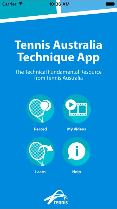 Tennis Australia Technique App screenshot 1 of 5