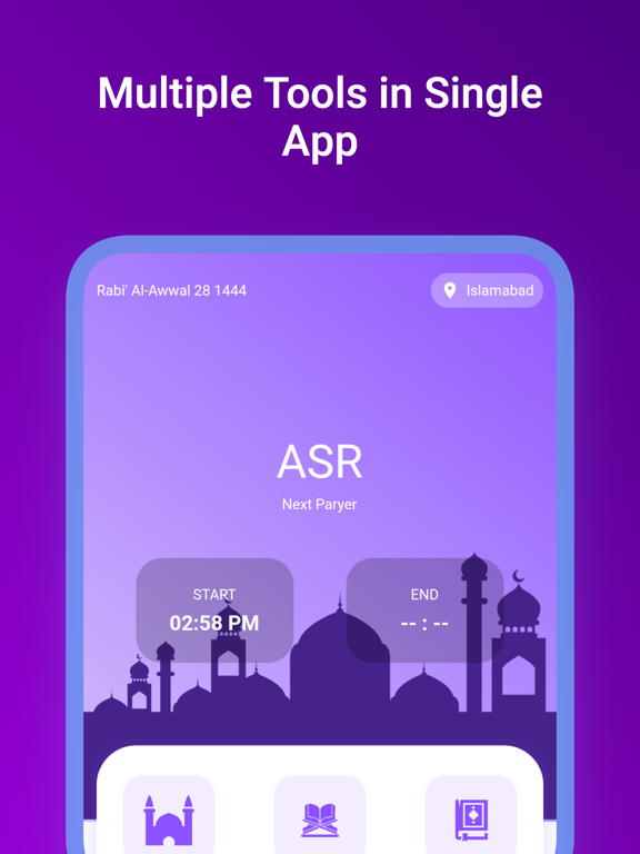 Screenshot #4 pour Qibla Quran Dua Prayer time