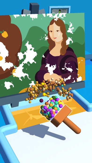 screenshot of Art Ball 3D: Canvas Puzzle 2