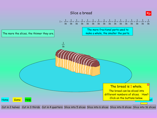 Screenshot #5 pour Fractions Animation