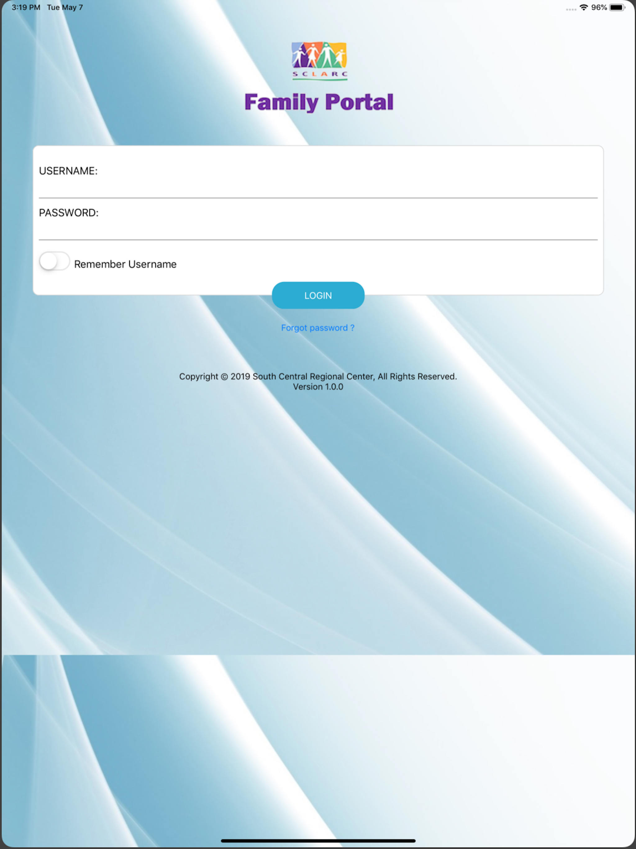 SCLARC Family Portal