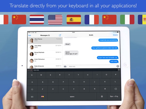 Keyboard Translator Pro! iPad app afbeelding 1
