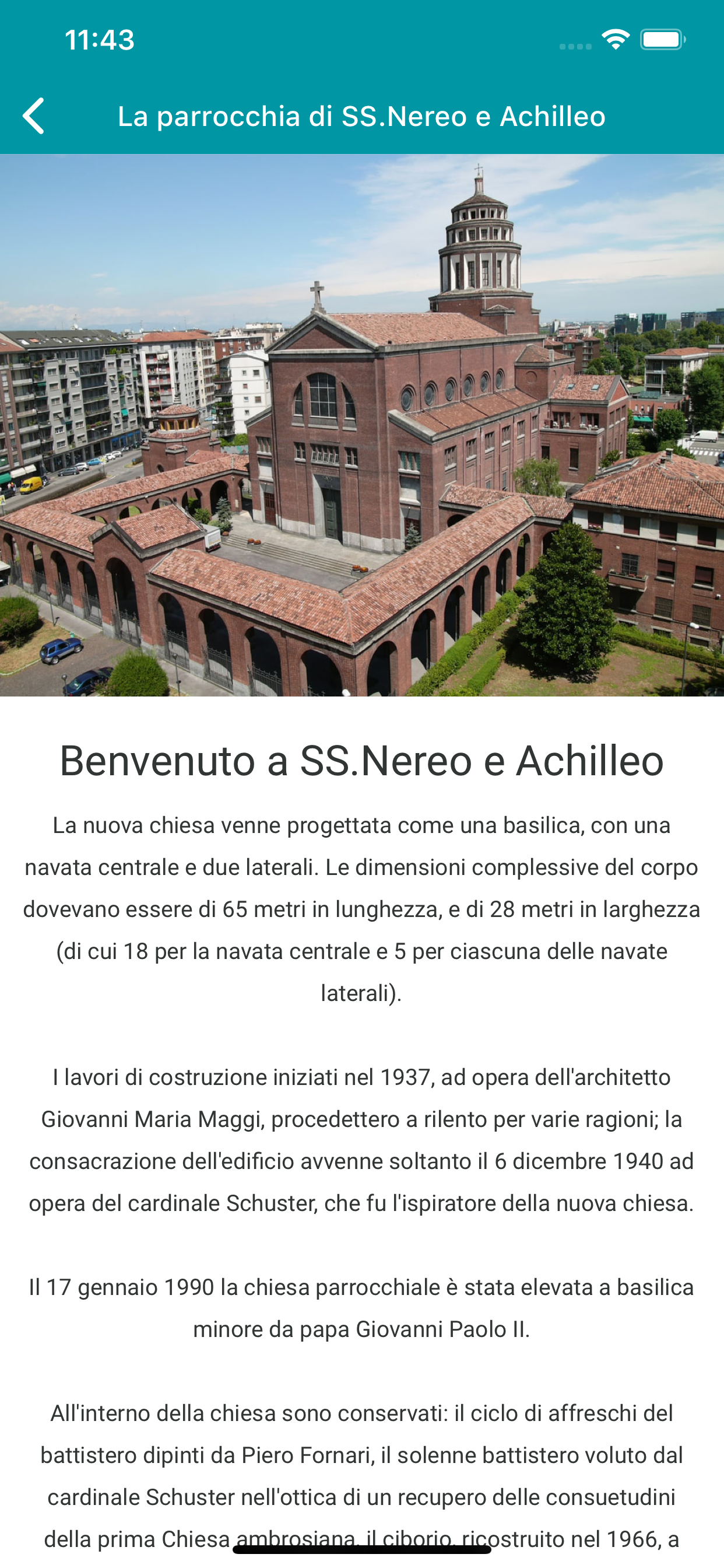 inParrocchia App screenshot 4