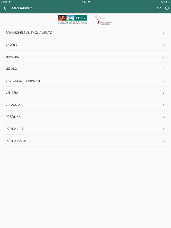 Screenshot #6 pour App ARPAV Balneazione