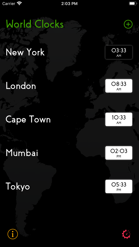 #4. World Clocks - Widget (iOS) 게시자: Ravi Kotadiya