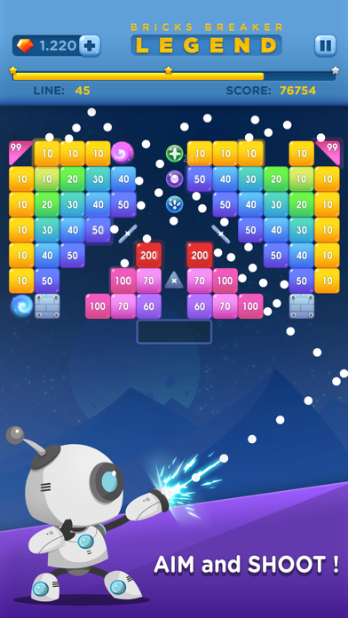 Bricks Breaker Legend Screenshot