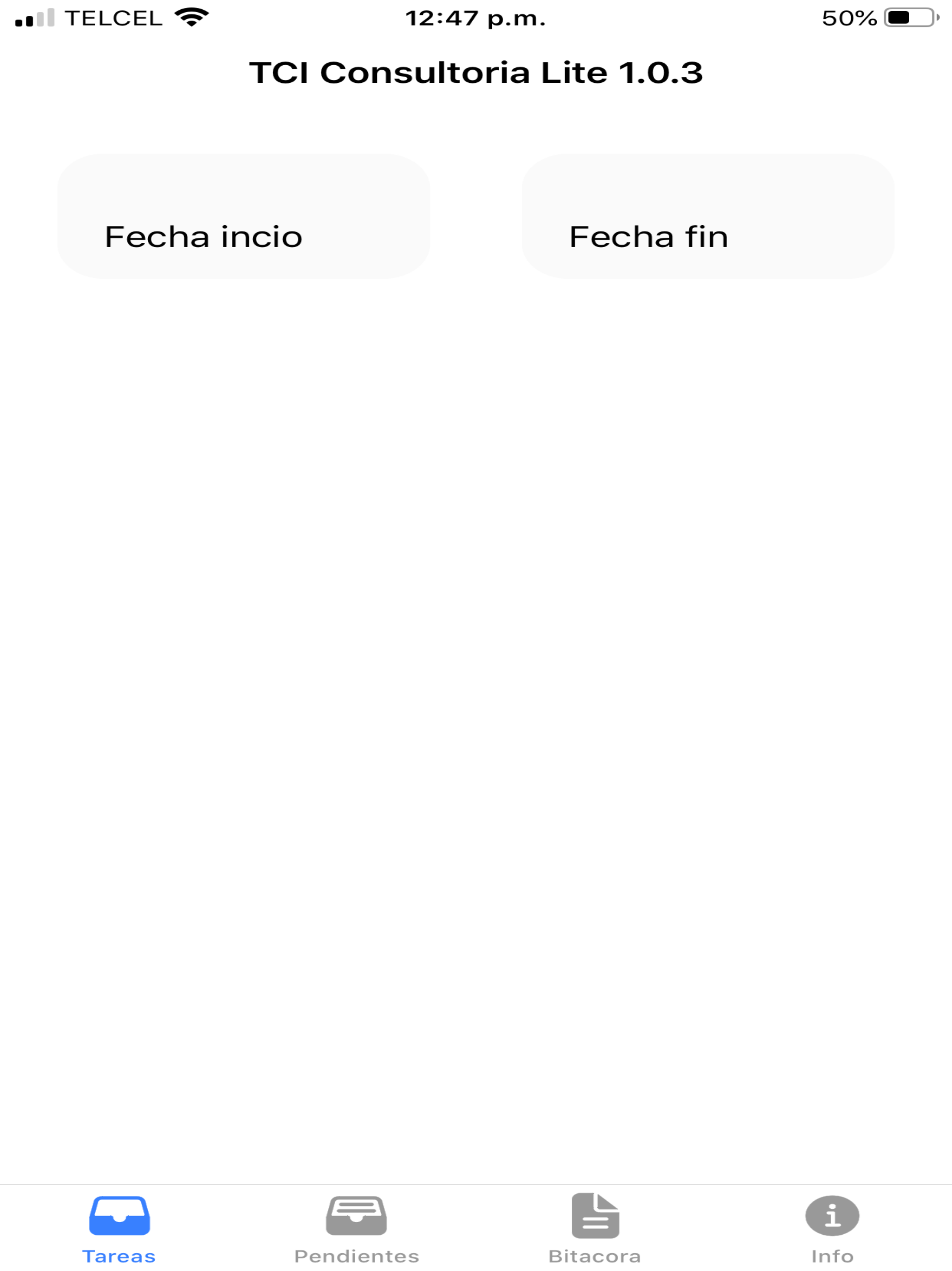 TCI Bitacora screenshot 7