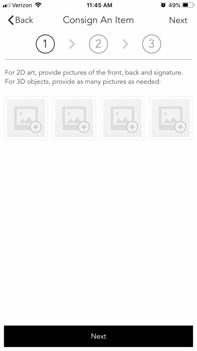 Phi Auctions Screenshot