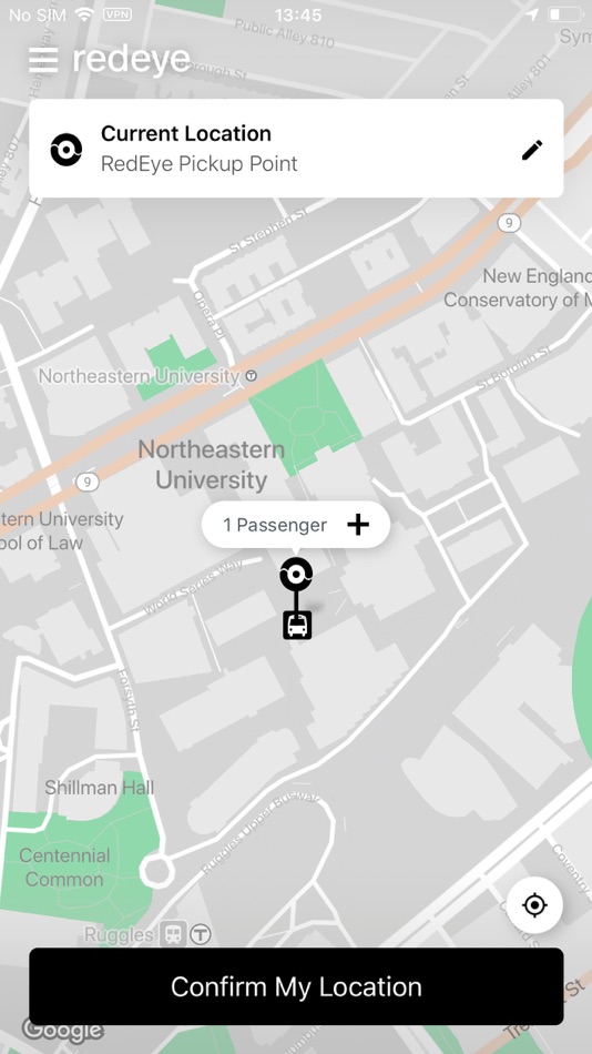 #2. Northeastern RedEye (iOS) Podle: Via Transportation, Inc.