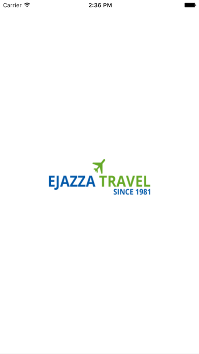 Ejazza Travels iPhone screenshot 1 - Travel app