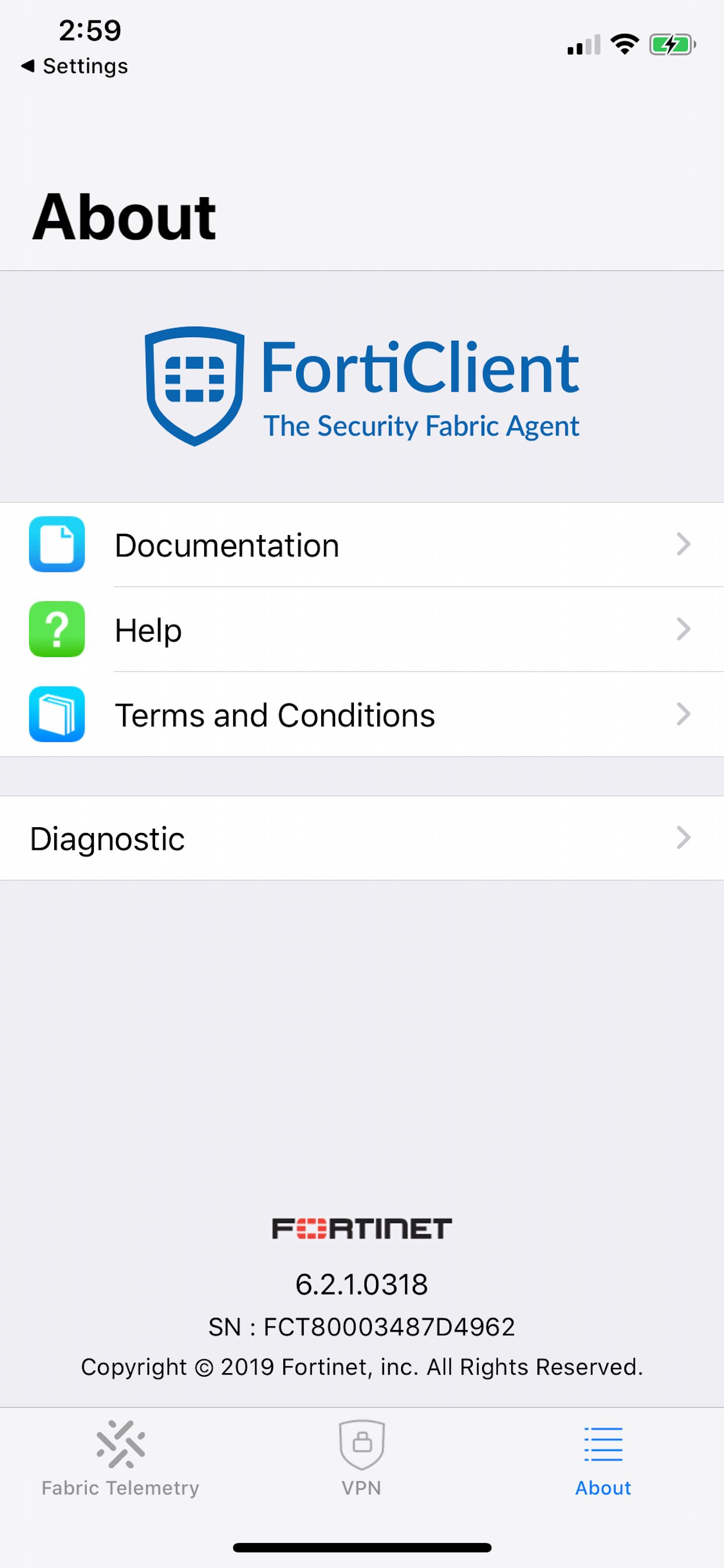 Forti Client 截图 5