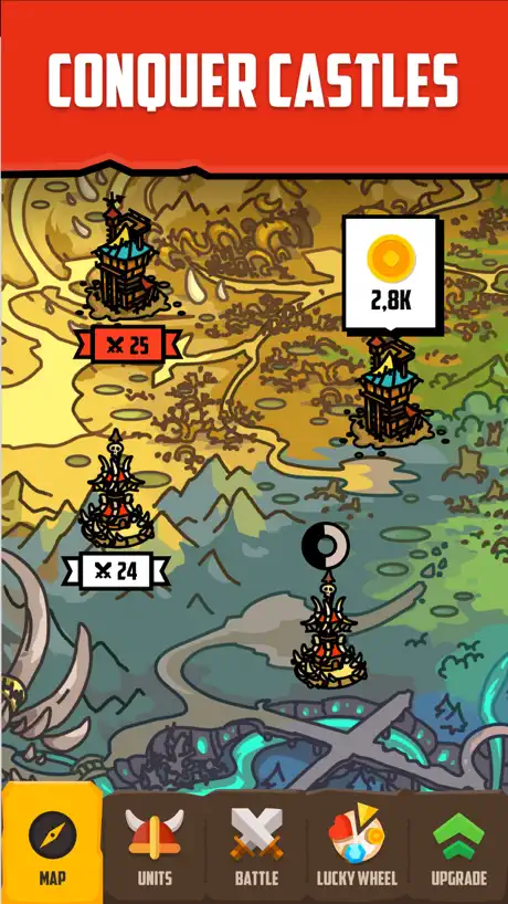 Grow Knights - nonstop puzzle