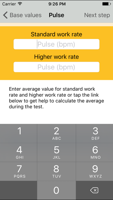 Screenshot #2 pour Ekblom-Bak Cycle Test