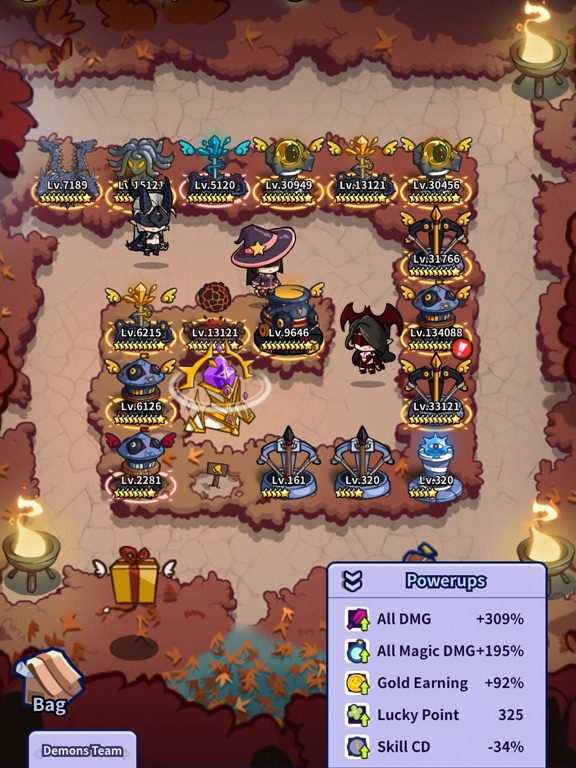 Idle Defense: Dark Forest iPad screenshot 6 - Games app