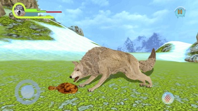 Wild Snow Wolf Simulator screenshot 2