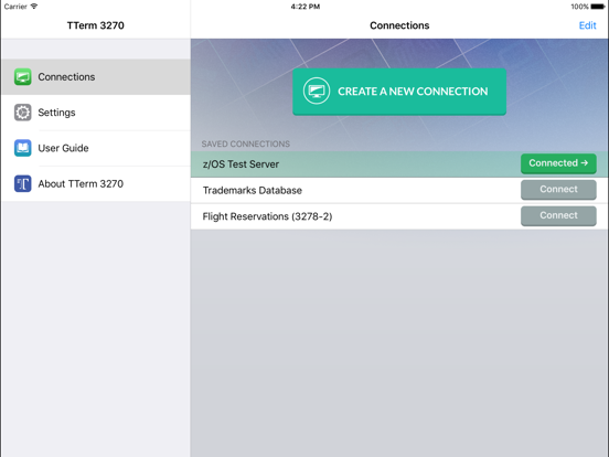 TTerm 3270 app screenshot 3