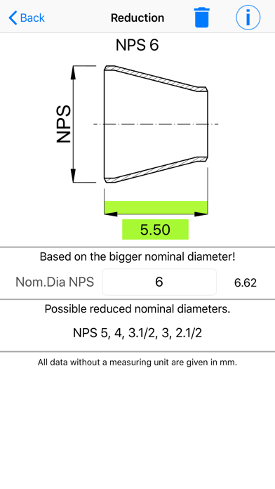 Fittings App ANSI iPhone screenshot 6 - Productivity app