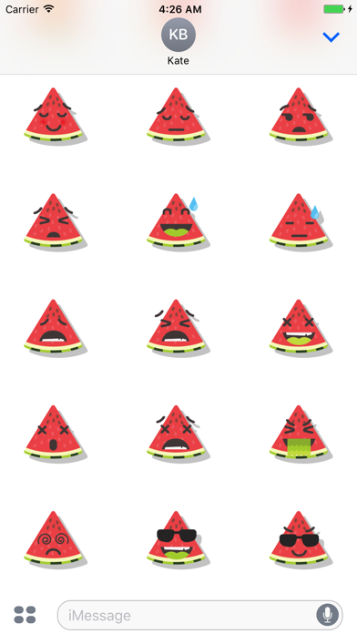 Screenshot #3 pour Sticker Me Funny Watermelon