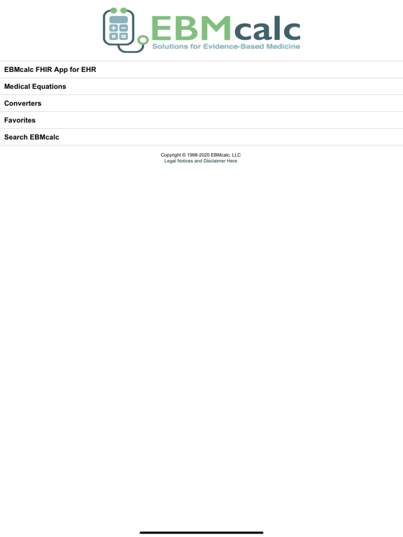 Screenshot #4 pour EBMcalc Statistics