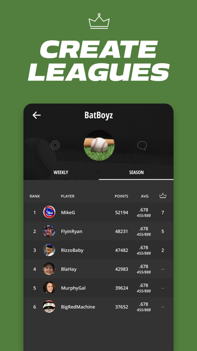 5 for 5 Baseball Screenshot